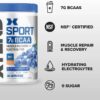 XTEND Sport BCAA Powder Blue Raspberry Ice - Electrolyte Powder for Recovery & Hydration with Amino Acids - 30 Servings