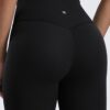 CRZ YOGA Butterlift Workout Leggings 25" - High Waisted Pilates Gym Athletic Womens Yoga Pants Buttery Soft Black Medium
