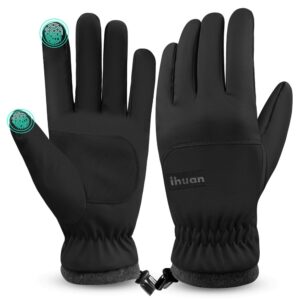 51oooNByg8L ihuan Winter Waterproof Ski Gloves Men Women, Snow Warm Cycling Cold Weather, Driving Biking Running
