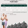 Trideer Exercise Ball for Yoga, Pilates & Fitness – Stability Ball Equipment for Home Gym & Office Chair, Core & Balance Training Accessories, Physical Therapy Equipment, Quick Pump Included, 5 Sizes
