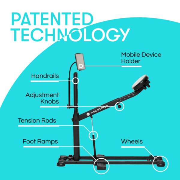 61NX4NkQXyL The DB Method Squat Machine, Glute-Focused Deep Squat Machine for Women, Low-Impact Workout Equipment for Home Gym, Total-Body Fitness Trainer, Compact & Foldable, Easy Setup, 275 lb Capacity