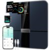 61NlvZl1lpL Etekcity Smart Scale for Body Weight Fat, Digital Bathroom Weighing Machine for Accurate BMI Muscle Mass Composition, Home Use Apple Health Compatible Fitness Equipment