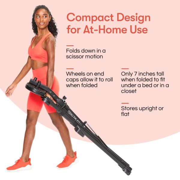 61OVbvd+0TL The DB Method Squat Machine, Glute-Focused Deep Squat Machine for Women, Low-Impact Workout Equipment for Home Gym, Total-Body Fitness Trainer, Compact & Foldable, Easy Setup, 275 lb Capacity