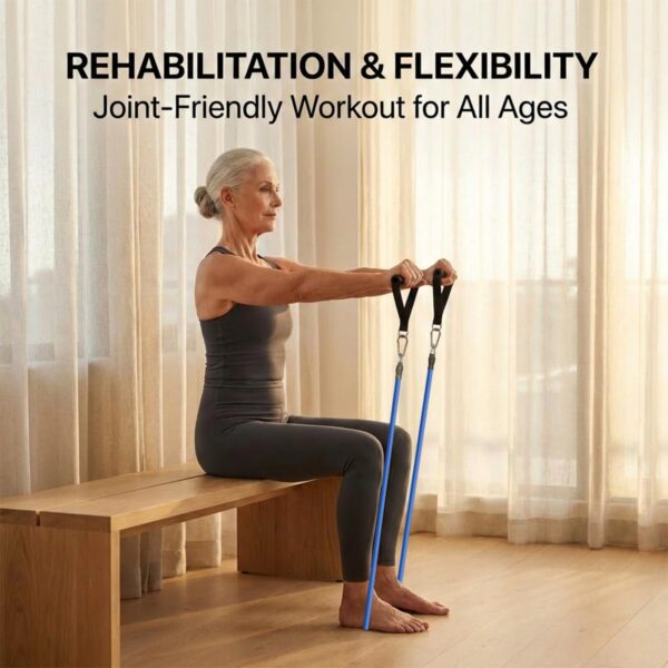 VEICK Resistance Bands, Exercise Bands, Workout Bands, Resistance Bands for Working Out with Handles for Men and Women, Exercising Bands for Fitness Weights Work Out at Home