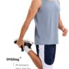 OYGSieg 6 Pack Men's Quick Dry Workout Tank Tops Breathable Gym Sleeveless Muscle Shirts for Active Men SetA L