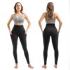 SINOPHANT High Waisted Leggings with Pockets Women, Full Length Capri Buttery Soft Stretchy Yoga Pants(Full Black,S-M)