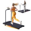 KASSADIN Walking Pad with Handle Bar, 2026 Upgrade Portable Small Treadmill with Handles for Home Small, 3.0HP Under Desk Walking Pad Treadmill with Incline, 0.6-7.6MPH, 350LBS