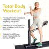 61sU4L6UfJL The DB Method Squat Machine, Glute-Focused Deep Squat Machine for Women, Low-Impact Workout Equipment for Home Gym, Total-Body Fitness Trainer, Compact & Foldable, Easy Setup, 275 lb Capacity
