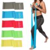 Lianjindun 5 Pcs Professional Resistance Bands. Latex-Free, Pilates Band, Work Out Bands, Stretch Bands for Working Out Women or Men, Exercise Bands Set for Pilates, Physical Therapy, Yoga