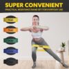 Tribe Lifting Fabric Resistance Bands for Working Out - 5 Exercise Bands Set for Legs and Glutes - Booty Bands for Women and Men - Thick Cloth Workout Bands for Physical Therapy, Hip Training