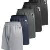 716A1Qb6zXL BOOJO 5 Pack Athletic Gym Mens Shorts - Workout Black Quick Dry Basketball Shorts with Pockets for Running Casual Activewear