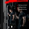 APPS2Car Magnetic Phone Holder for Gym, Alloy Base and Joint for Strong Hold, 360° Adjustable, Compatible with 4.7-6.5 Inch iPhone & Android Phones, Secure Workout Equipment Accessory for Men Women