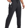 G GRADUAL Men's Sweatpants with Zipper Pockets Tapered Joggers for Men Athletic Pants for Workout, Jogging, Running (Black, Large)