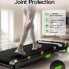 AKLUER Walking Pad with Incline, Walking Treadmills for Home, 2.5 HP Under Desk Treadmill Small with Remote Control, Walking Pad Small Treadmill with LED Display