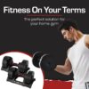 Core Fitness® Adjustable Dumbbell Weight Set By Affordable Dumbbells - Adjustable Weights - Space Saver - Weights - Dumbbells For Your Home -