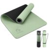 Yoga Mat Non Slip, Eco Friendly Fitness Exercise Mat with Carrying Strap