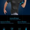 Dalavch 5 Pack Men’s Compression Shirts Short Sleeve Cool Dry Sports Athletic Workout Base Layer Undershirt T-Shirt Tops 2 Black 2 White 1 Blue Medium