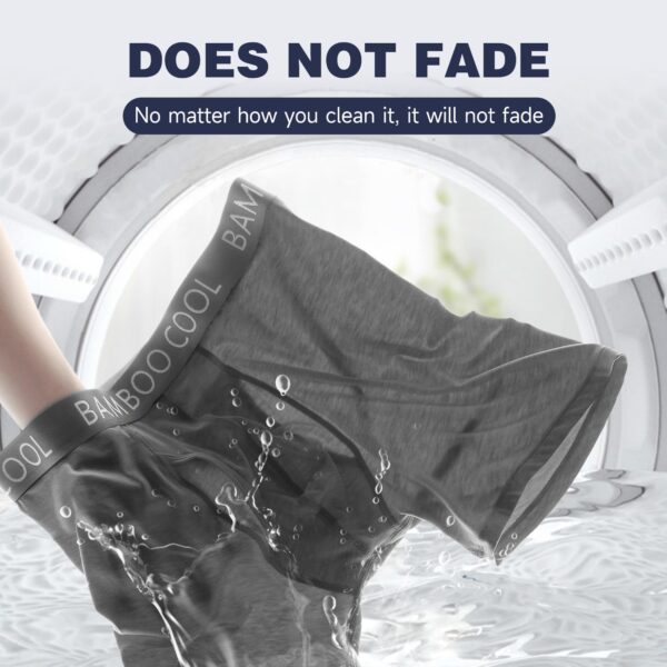 BAMBOO COOL Men's Ultra ComfortSoft Underwear, Moisture Wicking & Breathable No Ride Up Boxer Briefs with Fly, Multipack