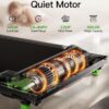AKLUER Walking Pad with Incline, Walking Treadmills for Home, 2.5 HP Under Desk Treadmill Small with Remote Control, Walking Pad Small Treadmill with LED Display