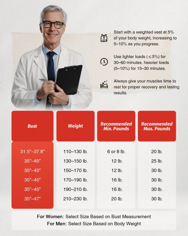 ZELUS Weighted Vest, 6lb/8lb/12lb/16lb/20lb/25lb/30lb Weight Vest with Reflective Stripe for Workout, Strength Training, Running, Fitness, Muscle Building, Weight Loss, Weightlifting, Black(16 lb)