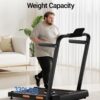 16% Incline Walking Pad Treadmills for Home Small, 4-in-1 Under Desk Treadmill with Handles, Foldable Treadmill with 2.5 HP Quiet Brushless, 330 LBS Capacity