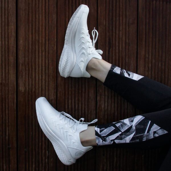 71biuFZQzkL Pujcs Womens Walking Shoes Lightweight Tennis Shoes Breathable Running Shoes Non Slip Sneakers Gym Workout Mesh Sneakers White Size 7