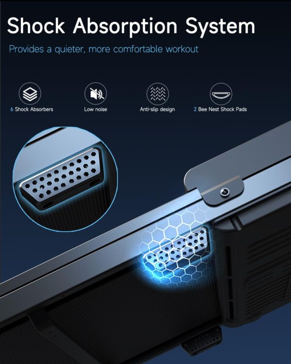 Walking Pad Treadmill for Home - Under Desk Treadmills Mini Portable Walking Running Machine Slim Compact Motorized Electric Treadmill with Adjustable Speed Remote