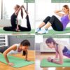 Yoga Mat Non Slip, Eco Friendly Fitness Exercise Mat with Carrying Strap