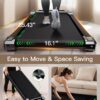 AKLUER Walking Pad with Incline, Walking Treadmills for Home, 2.5 HP Under Desk Treadmill Small with Remote Control, Walking Pad Small Treadmill with LED Display