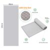 CYCLXY 2 Pack Hot Yoga Towel with Grip Dot，Stickyfiber Yoga Mat Towels Non Slip for Hot Yoga,Absorbent Microfiber Sweat Anti-Slip Cover,Bikram,Pilates,Exercise,Fitness