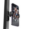 APPS2Car Magnetic Phone Holder for Gym, Alloy Base and Joint for Strong Hold, 360° Adjustable, Compatible with 4.7-6.5 Inch iPhone & Android Phones, Secure Workout Equipment Accessory for Men Women