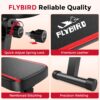 FLYBIRD Flat Weight Bench Foldable 1000 LBS Weight Capacity for Strength Training Bench Press, 45.3 Inches Long Workout Benches for Home