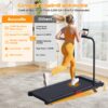 KASSADIN Walking Pad with Handle Bar, 2026 Upgrade Portable Small Treadmill with Handles for Home Small, 3.0HP Under Desk Walking Pad Treadmill with Incline, 0.6-7.6MPH, 350LBS