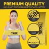 Tribe Lifting Fabric Resistance Bands for Working Out - 5 Exercise Bands Set for Legs and Glutes - Booty Bands for Women and Men - Thick Cloth Workout Bands for Physical Therapy, Hip Training
