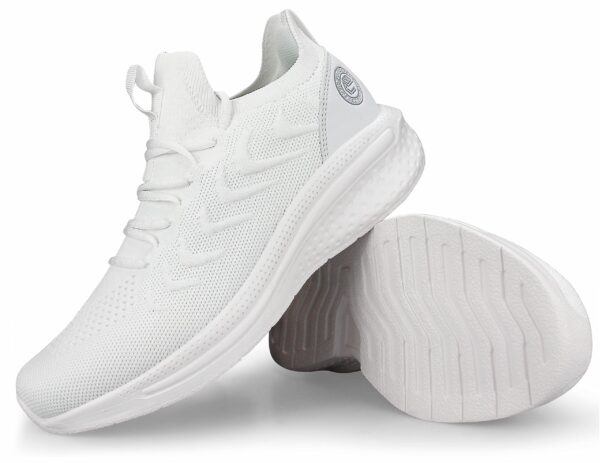 81UyfgA64XL Pujcs Womens Walking Shoes Lightweight Tennis Shoes Breathable Running Shoes Non Slip Sneakers Gym Workout Mesh Sneakers White Size 7