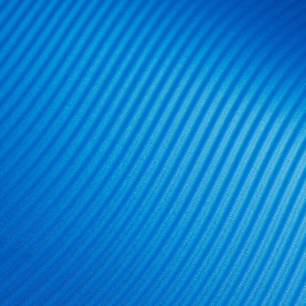 Amazon Basics 1/2 Inch Extra Thick Exercise Yoga Mat with Carrying Strap for Home Workouts and Fitness, Non-Slip, Cushioned Support, 74" x 24" x 0.5", Blue