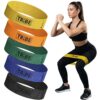 Tribe Lifting Fabric Resistance Bands for Working Out - 5 Exercise Bands Set for Legs and Glutes - Booty Bands for Women and Men - Thick Cloth Workout Bands for Physical Therapy, Hip Training